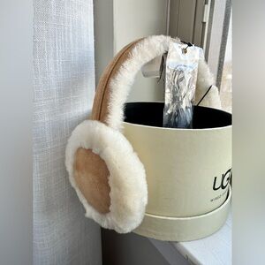 UGG Over-Ear Headphones in Tan and Cream
